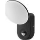 Kinkiet Orno RIOLIT LED 15W, oprawa ogrodowa z czujnikiem ruchu, 1100lm, IP65, 4000K, czarna