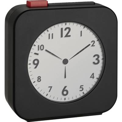 TFA Dostmann 60.2555.01 Rádiójel vezérlésű Ébresztőóra Fekete Riasztási idők 1 (60.2555.01)