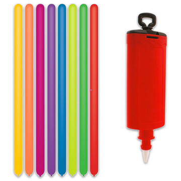 Godan Modellező lufi 10 darabos, pumpával (GB/PG14) (GB/PG14)