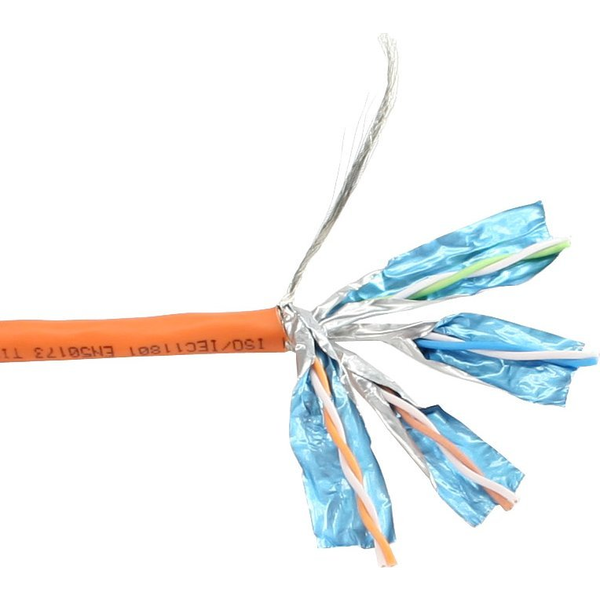 InLine 70505 cabluri de rețea Portocală 500 m Cat6 S/FTP (S-STP)