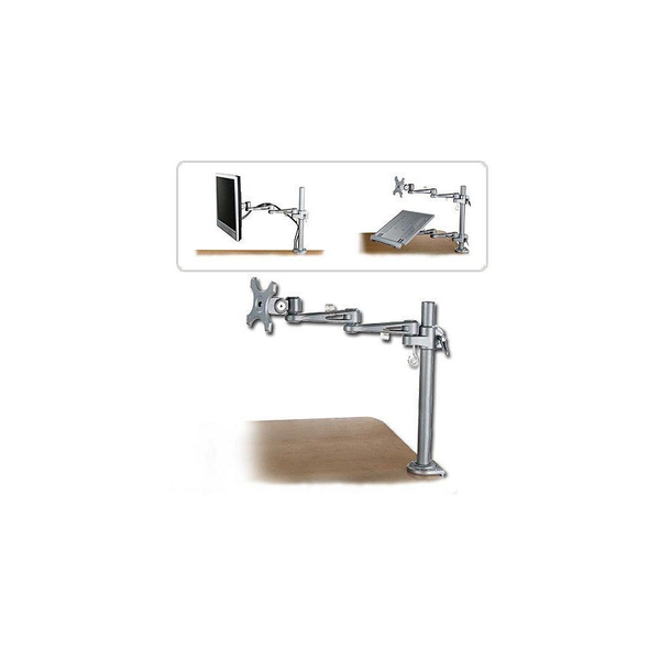 Lindy 40696 flat panel bureau steun Zilver