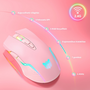 Onikuma CW905S RGB безжична геймърска мишка, розова