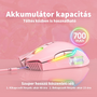 Onikuma CW905S RGB безжична геймърска мишка, розова