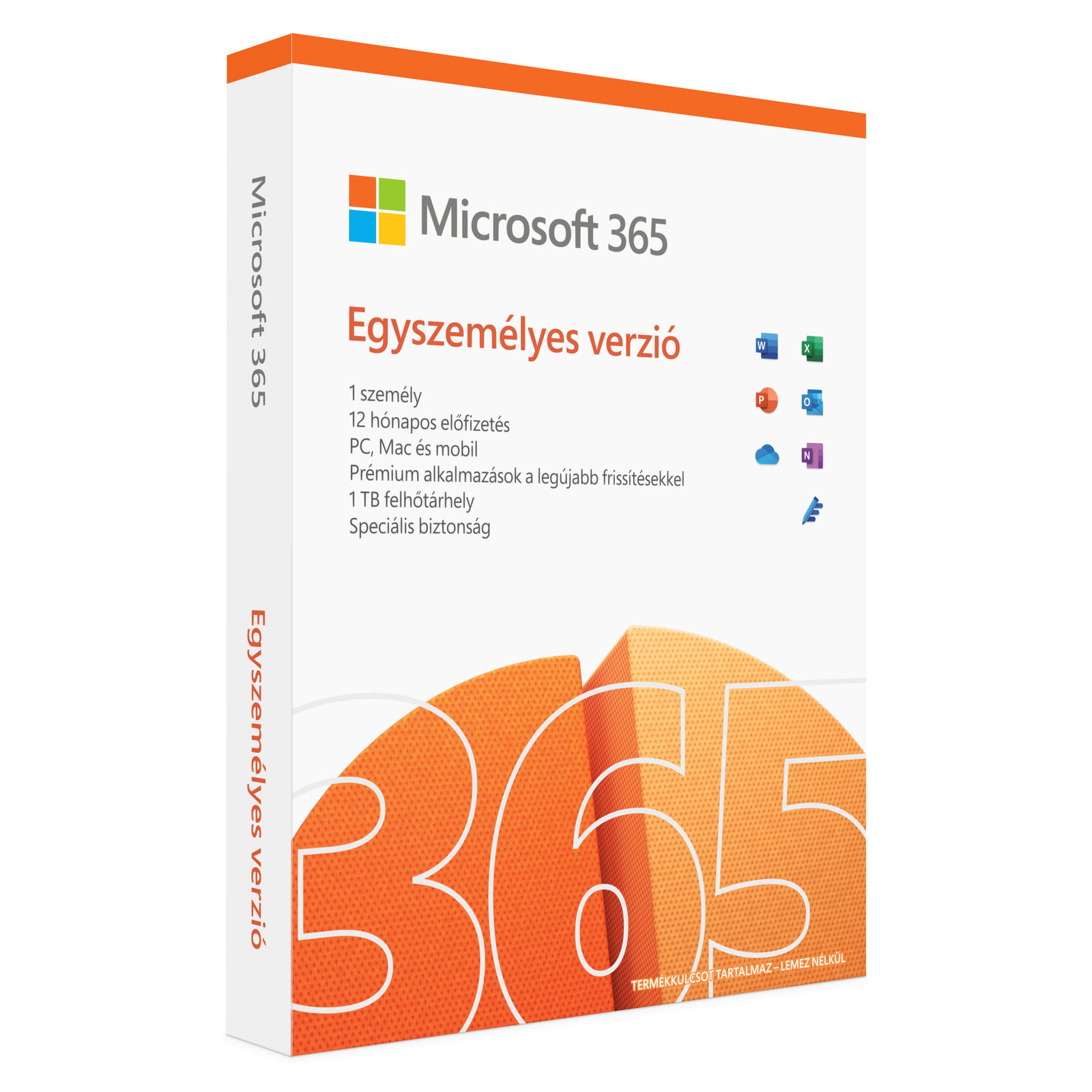 Microsoft 365 Egyszemélyes verzió MAGYAR (1 PC / 1 év) (QQ2-01744)