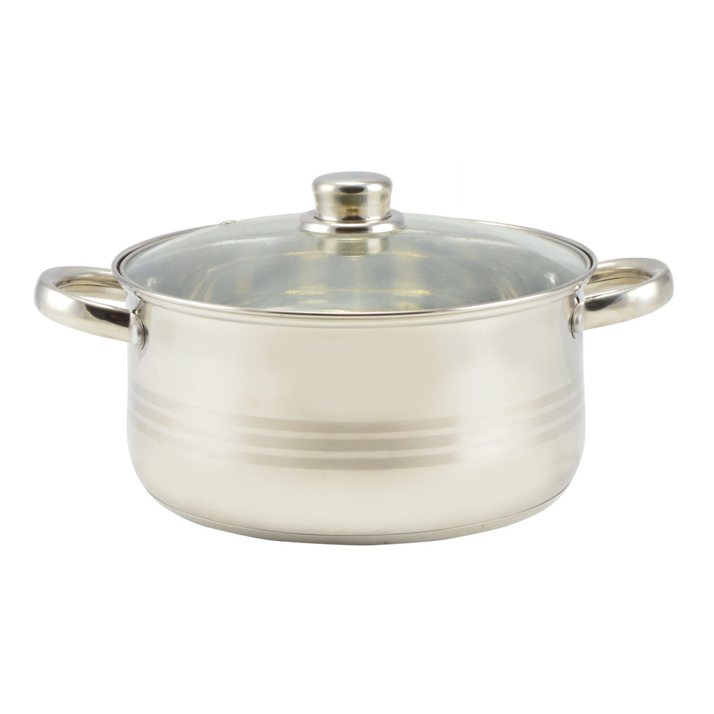 Bachmayer MB-2923 Rozsdamentes Acél Lábas 28cm 7.5L - Inox (MB-2923-7-5)