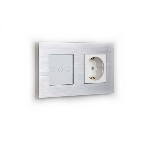 SMARTZILLA moduláris 2-es alumínium keret ezüst (2037102) (smart2037102)