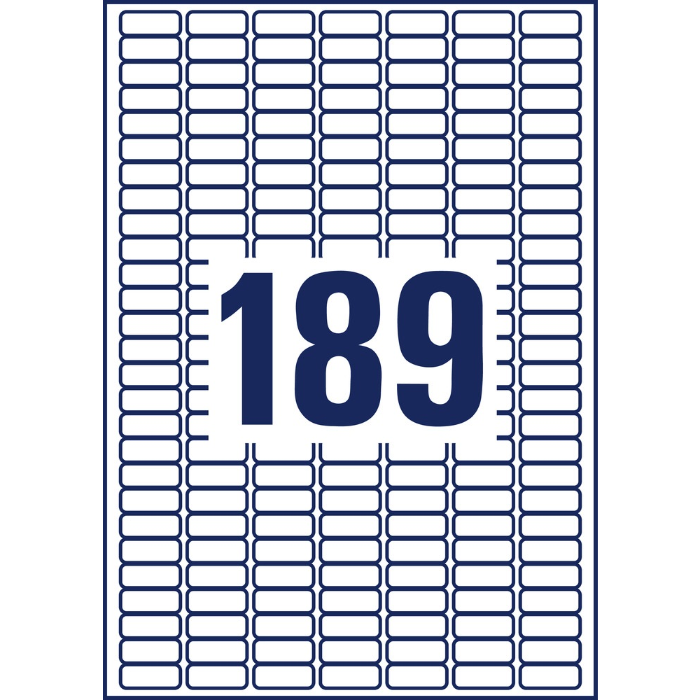 Avery Zweckform L4731REV-65 25,4 x 10 mm Címke tintasugaras és lézer nyomtatóhoz (12285 db / csomag) (L4731REV-65)