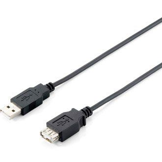 Equip 128852 cabo USB USB 2.0 5 m USB A Preto