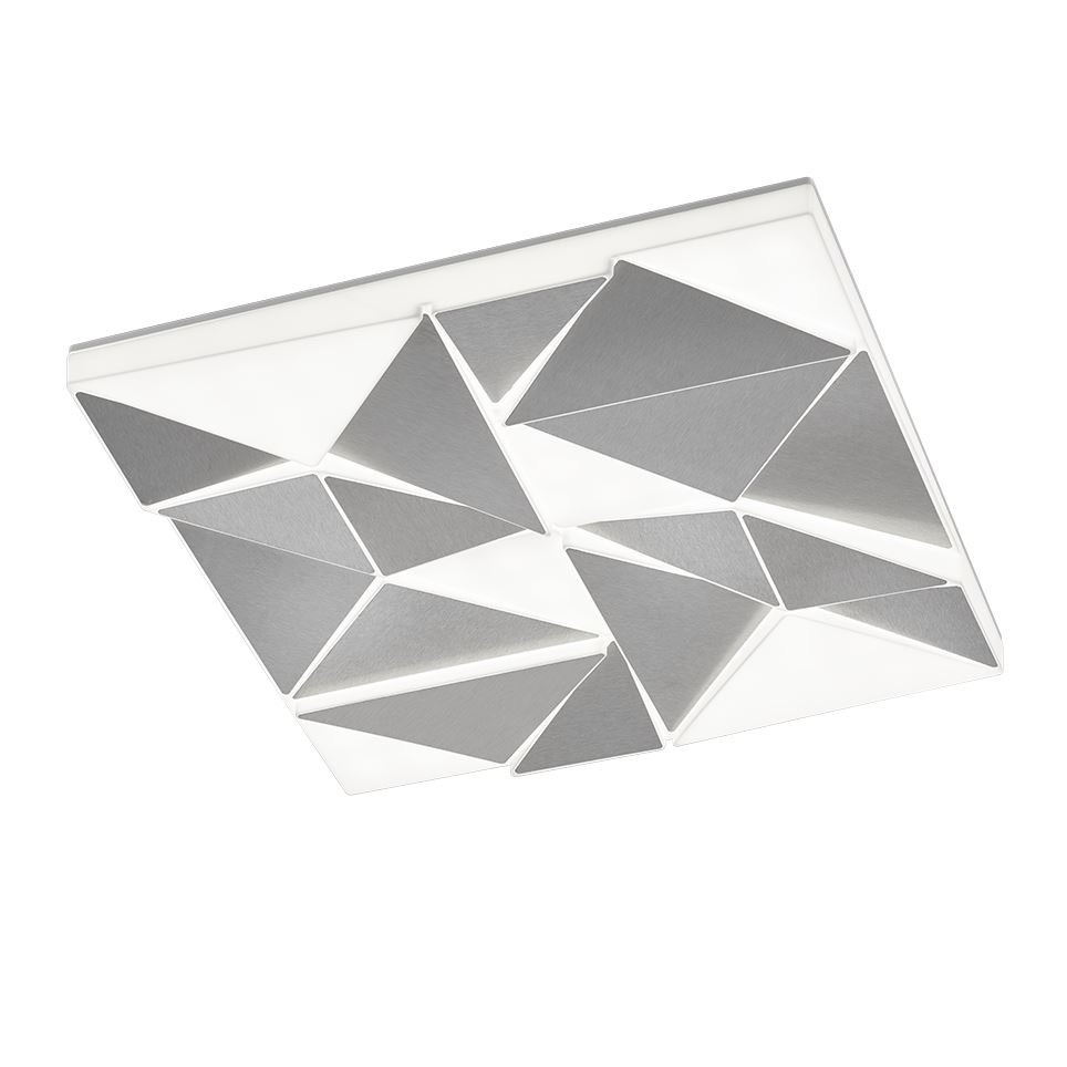 Trio 674816005 Trinity 45W 4000lm 3000-5500K mennyezeti lámpatest szálcsiszolt alumínium (t674816005)