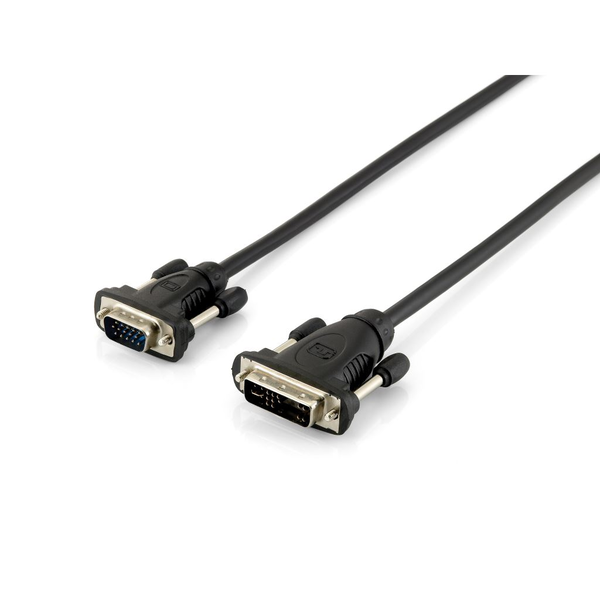 Equip 118943 câble vidéo et adaptateur 1,8 m DVI-A VGA (D-Sub) Noir