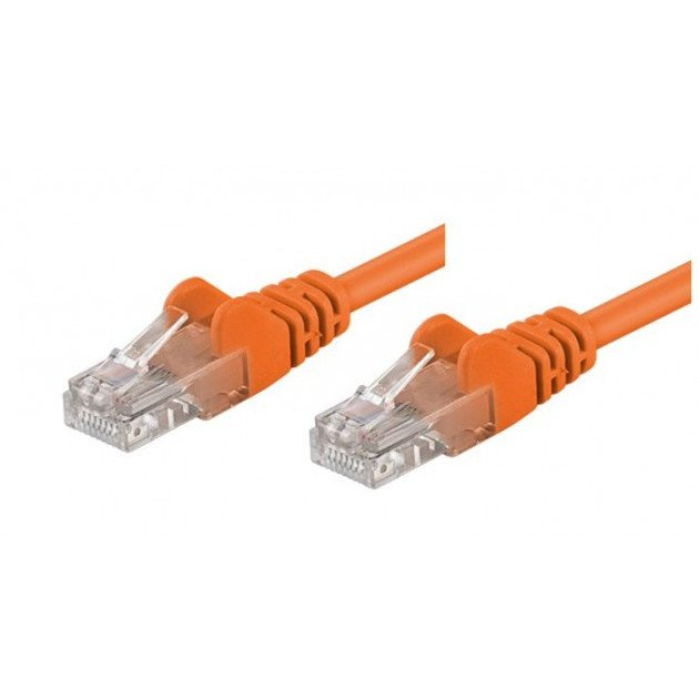 Techly 3m Cat5e UTP RJ-45 sieťový kábel Oranžová U/UTP (UTP) (INT_451239)