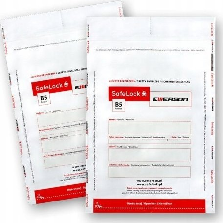  Emerson Koperty bezpieczne B5 EMERSON ikb178280ptk100 transparentne 100szt