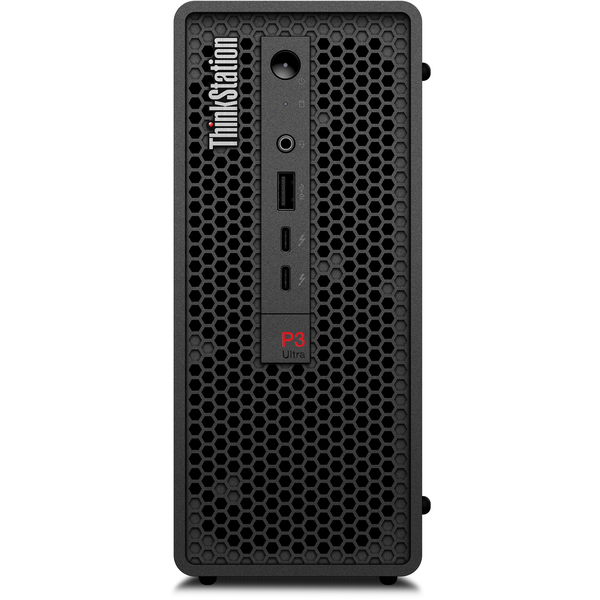 Lenovo ThinkStation P3 Ultra Intel® Core™ i9 i9-14900K 64 GB DDR5-SDRAM 1 TB SSD Windows 11 Pro Mini Tower Workstation Черен