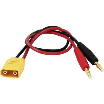 Reely Töltőkábel [2x Banándugó, 4 mm - 1x XT90 dugó] 30 cm (RE-6799044)