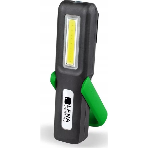 Lena Lighting Lampa ręczna akumulatorowa HANDY FUTURE LED 3W COB LED + 3 W LED 150Lm 608551