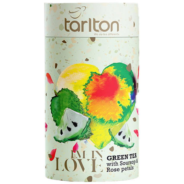 Tarlton Green Love Soursop & Rose petals, papír 100 g (4792331002681)