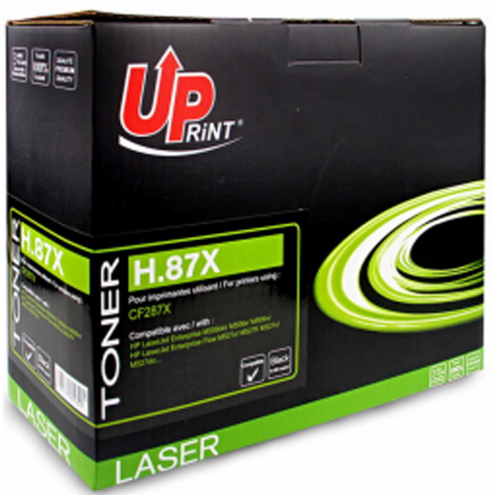 Uprint (HP CF287X) Utángyártott Tintapatron - Fekete (H.87X-UP)