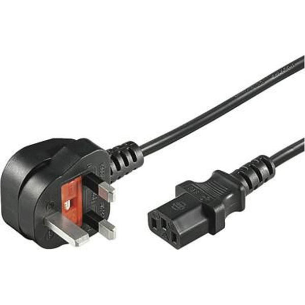 Microconnect PE090405 cavo di alimentazione Nero 0,5 m Spina di alimentazione di tipo G Accoppiatore C13