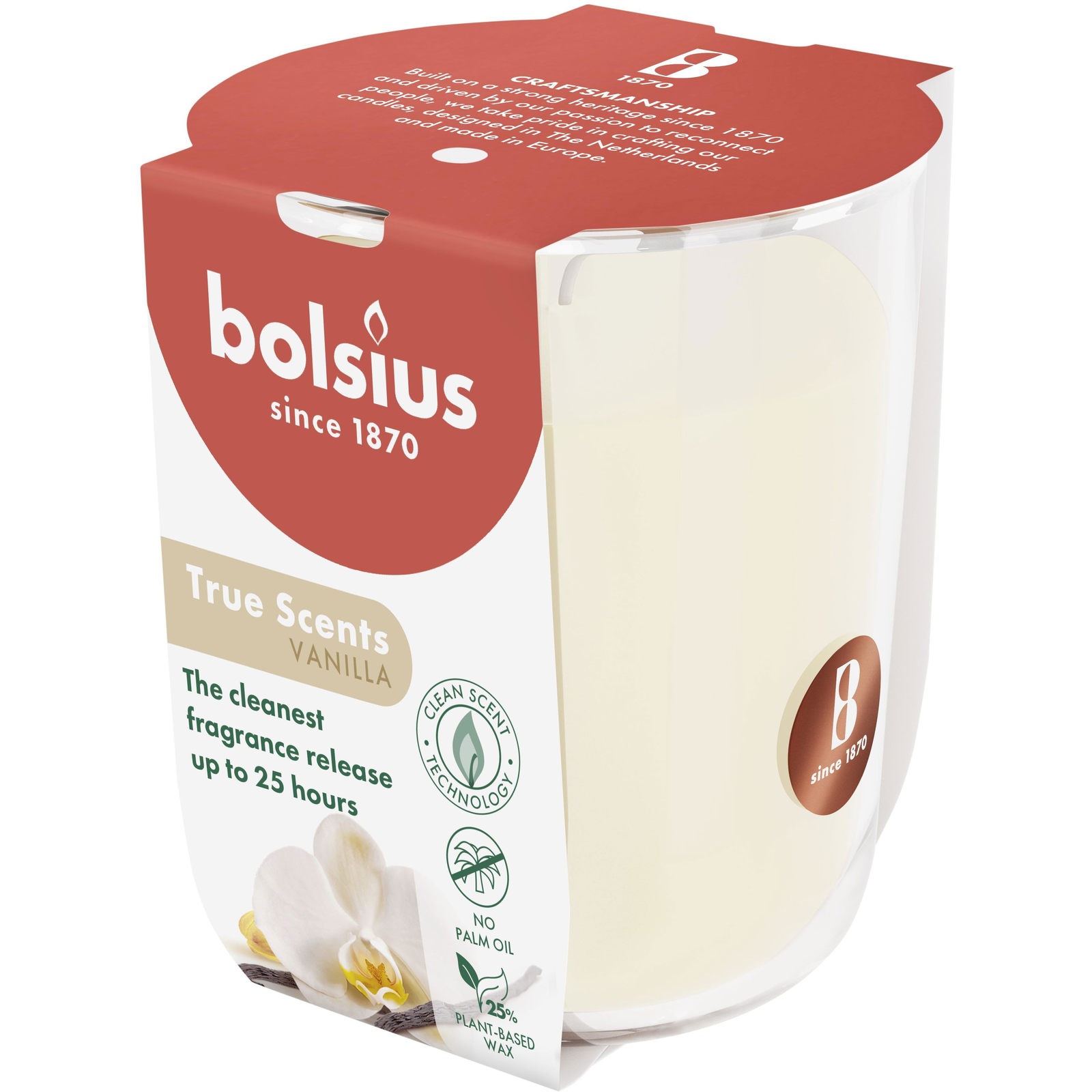 BOLSIUS Vanilla 25 óra (8717847188137)
