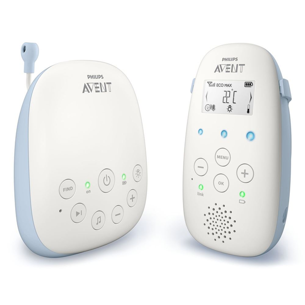 Philips AVENT SCD715/52 elektronická chůvička Dětský telefon DECT Modrá, Bílá