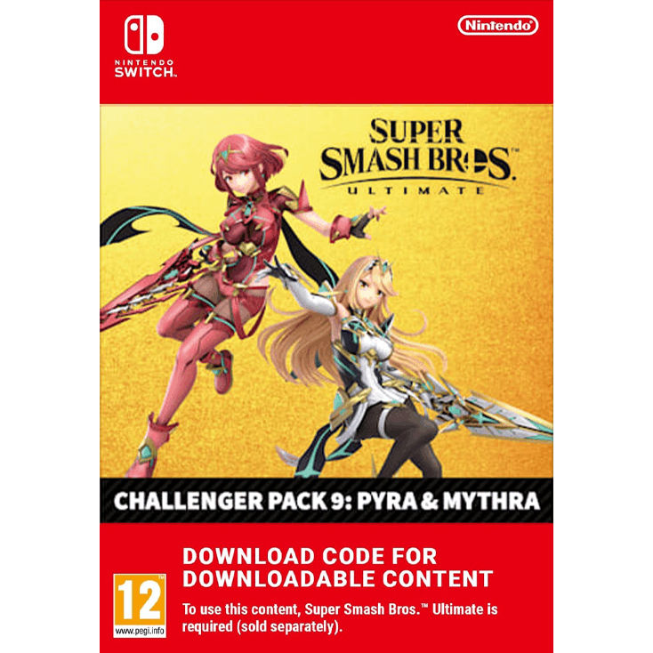 Super Smash Bros. Ultimate - Challenger Pack 9: Pyra & Mythra (Nintendo Switch - elektronikus játék licensz)