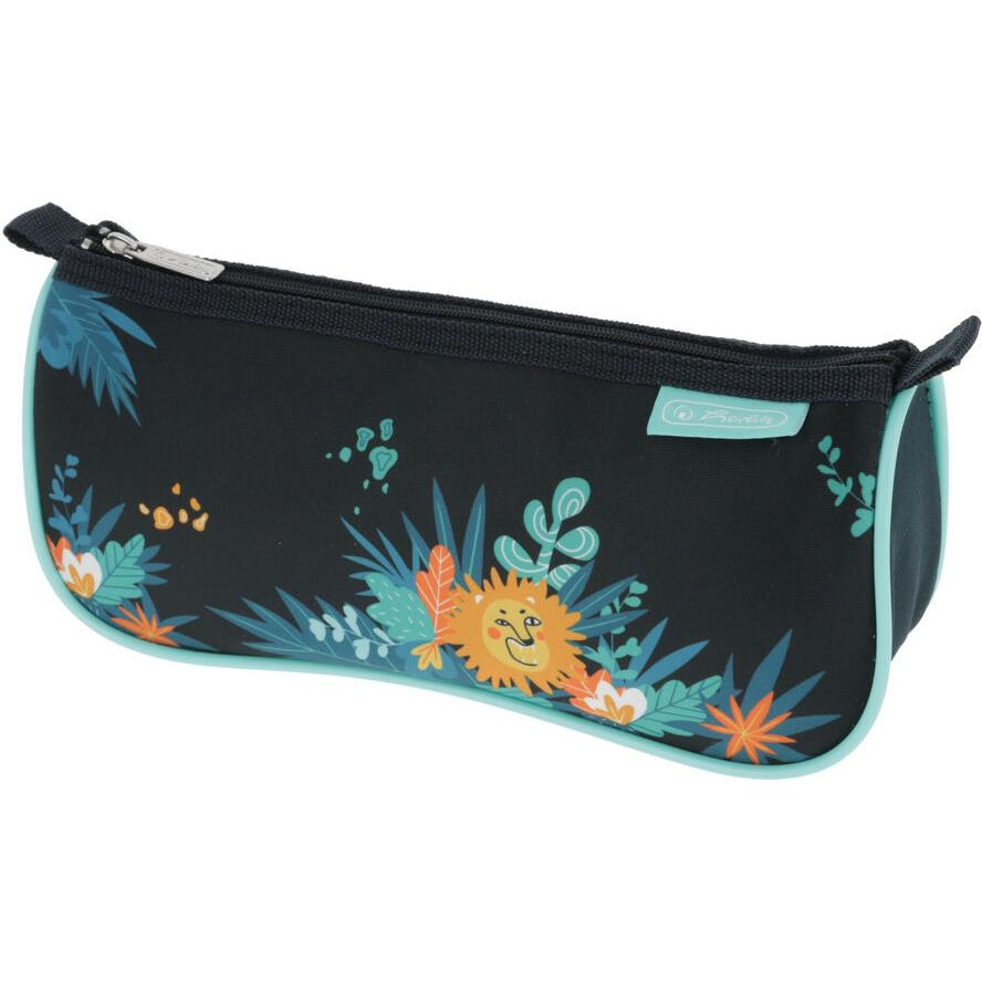 Herlitz Faulenzer Happy Lions háromszög alakú tolltartó - Mintás (50043521)