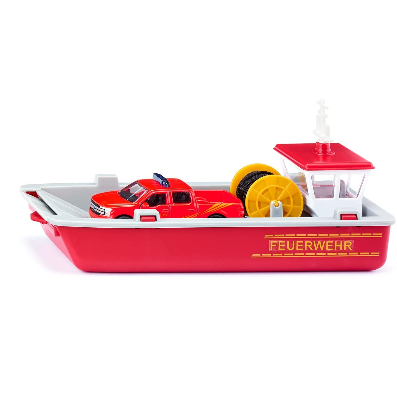 Siku Fire Brigade working boat Tűzoltóhajó modell Előre összeszerelt (2117)