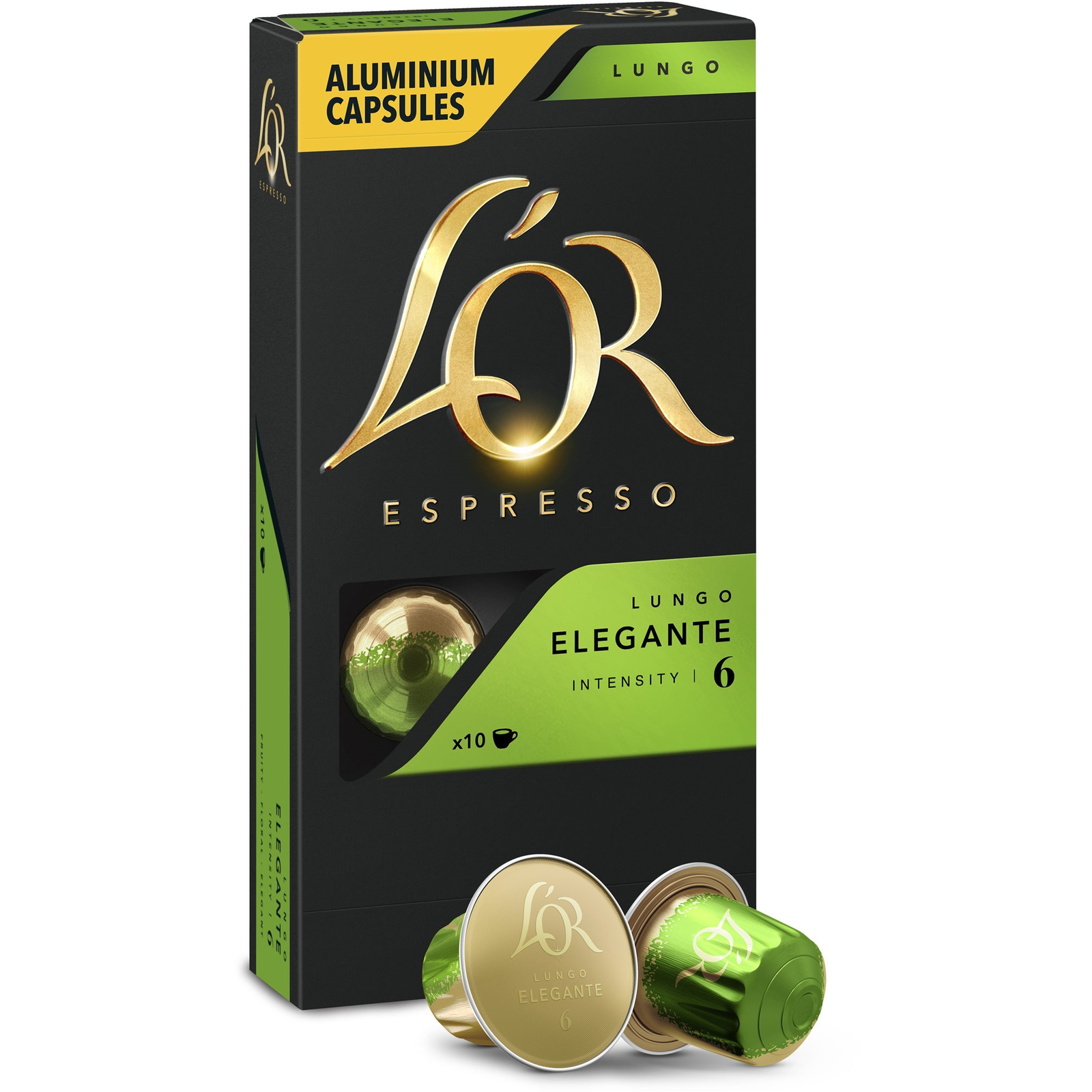 L'OR Lungo Elegante 10db, alumínium csomagolás (4029057)