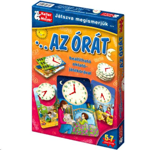 Keller & Mayer Játszva megismerjük az órát társasjáték (712161-P) (712161-P)