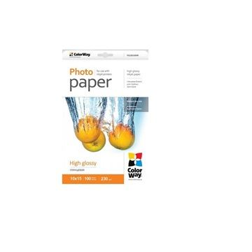 ColorWay Fotópapír Magasfényű 230g/m 10x15 100 lap (PG2301004R) (PG2301004R)