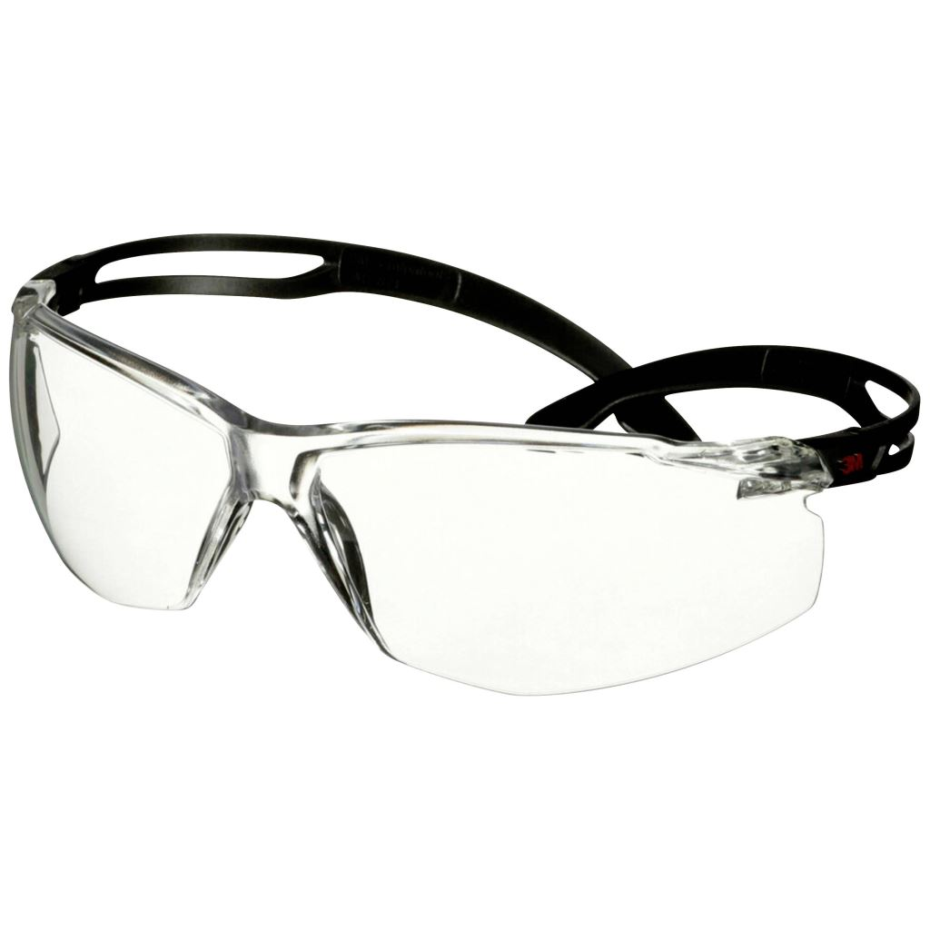 3M SecureFit SF501AF-BLK védőszemüveg, párásodásmentes, karcálló, átlátszó lencse, fekete (SF501AF-BLK)