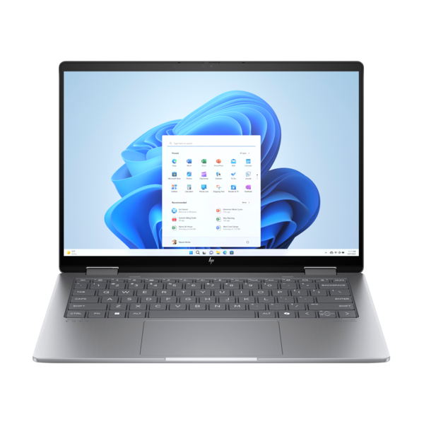 HP ENVY x360 14-fc0001nh Intel Core Ultra 5 125U Hybridné (2-in-1) 35,6 cm (14") Dotyková obrazovka 3K 16 GB LPDDR5-SDRAM 1 TB SSD Wi-Fi 7 (802.11be) Windows 11 Home Strieborná