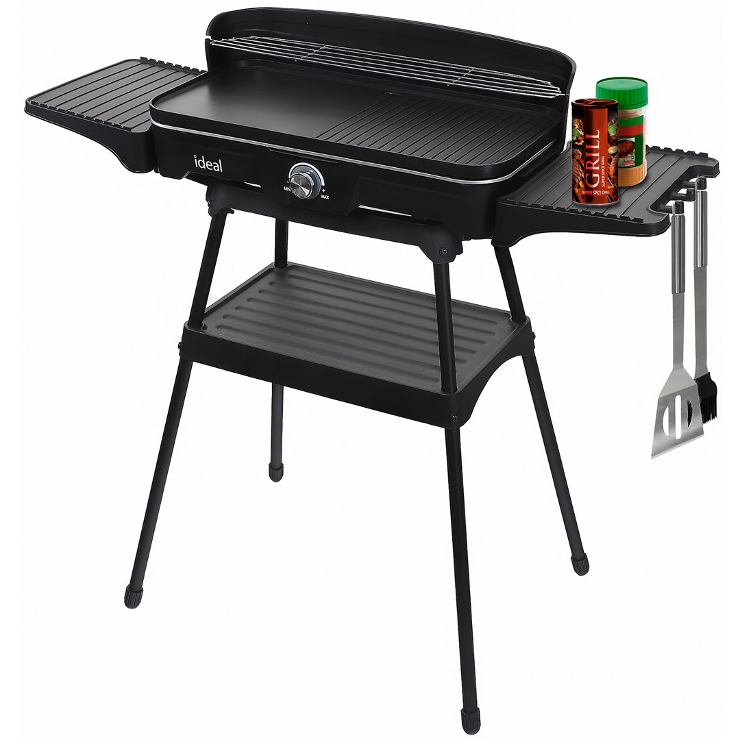Eldom 3443 IDEAL Elektromos Kerti grillsütő 2000W - Fekete (3443)