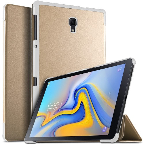 Samsung Galaxy Tab A 10.5 (2018) SM-T590 / T595, mappa tok, Trifold, arany (RS79670)