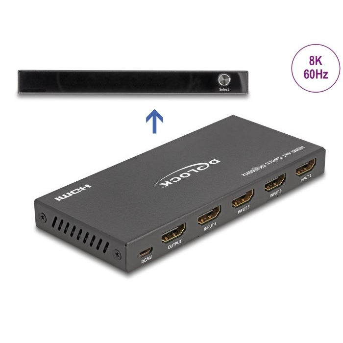 Delock HDMI switch 8K 60Hz (18604) (del18604)