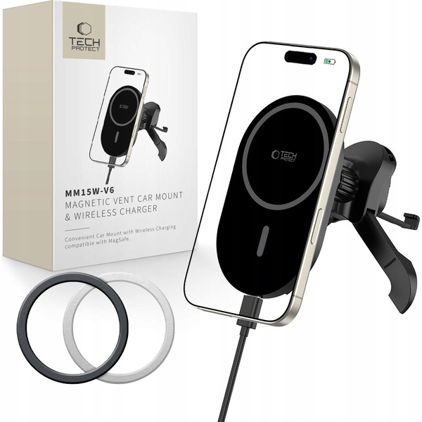 Magnetický držiak Tech-protect čierny
