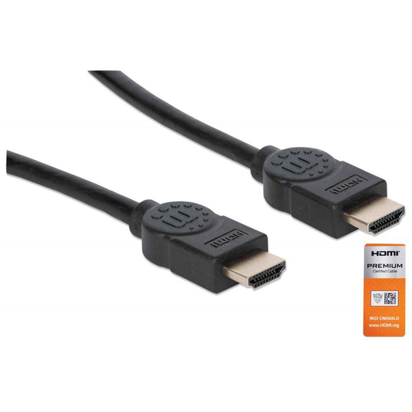 Manhattan 355346 καλώδιο HDMI 1,8 m HDMI Τύπος A (Standard) Μαύρος (Μαύρο)