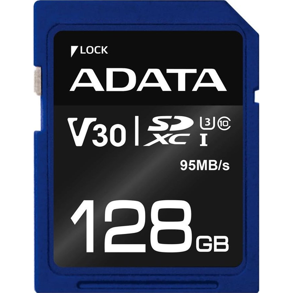 ADATA ASDX128GUI3V30S-R hukommelseskort 128 GB SDXC UHS-I Klasse 10