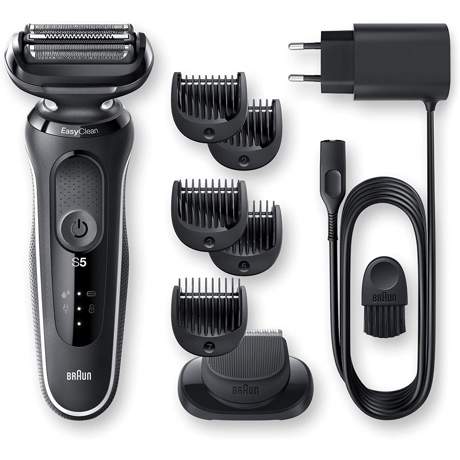 Braun Series 5 51-W1500s Szitaborítású vágófejes borotva Vágó Fekete (51-W1500S)