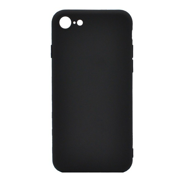 Szilikon telefonvédő (matt) FEKETE [Apple iPhone SE 3 (2022)] (5996457657858)
