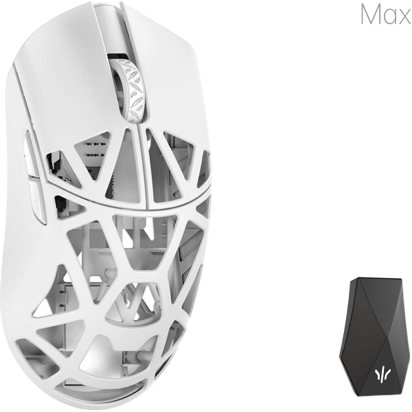 WLMouse Beast X Max Gaming Egér Magnesium Tejfehér