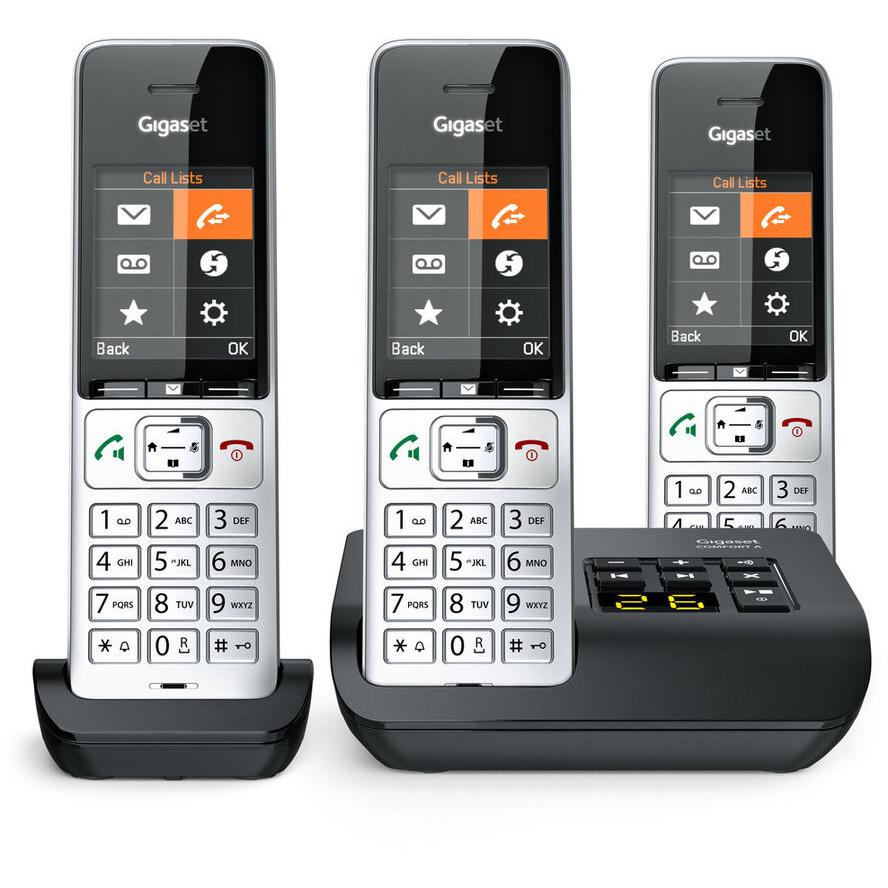 Gigaset Comfort 500A Trio Asztali telefon - Ezüst (L36852-H3023-B111)