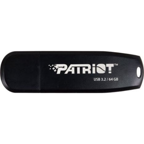 USB памет 3.2 PATRIOT Xporter Core, 64GB, Капак, Черна