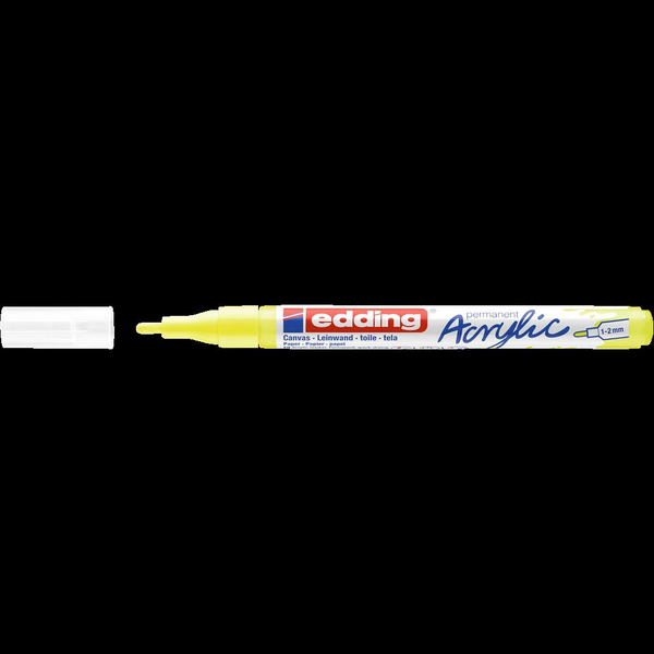 Edding 5300 Akril marker 1-2mm, neon sárga (7580246000)