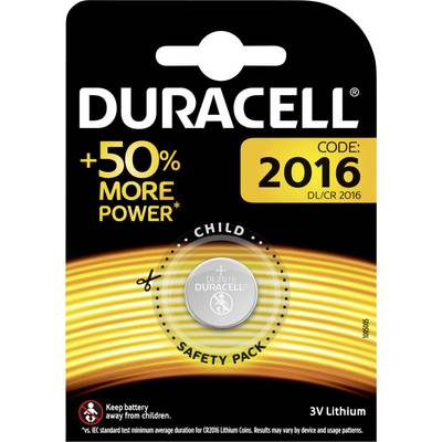 Duracell DL2016 Wegwerpbatterij CR2016 Lithium