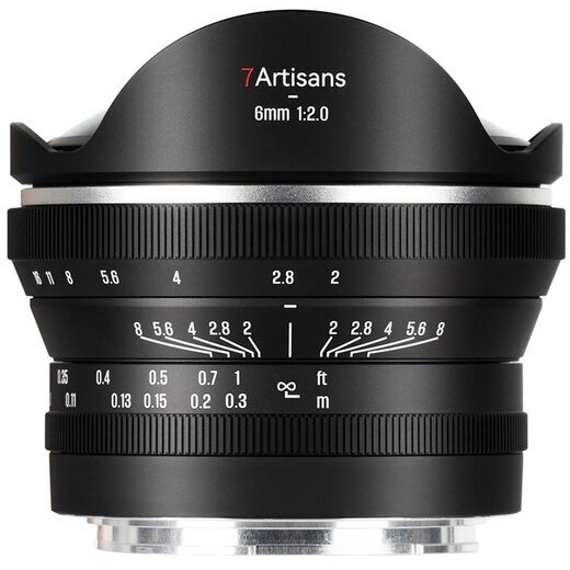 7Artisans 6mm f/2.0 manuális halszem objektív (Nikon-Z) APS-C (6F2B-Z) (SEVNIC014)