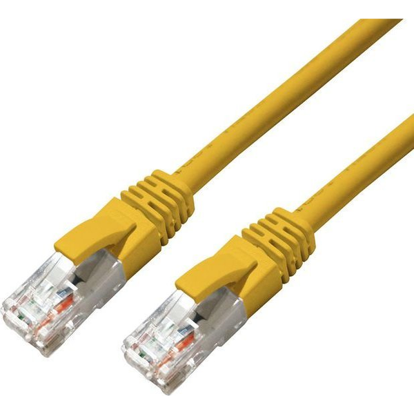  MicroConnect CAT6A UTP 3m Yellow LSZH