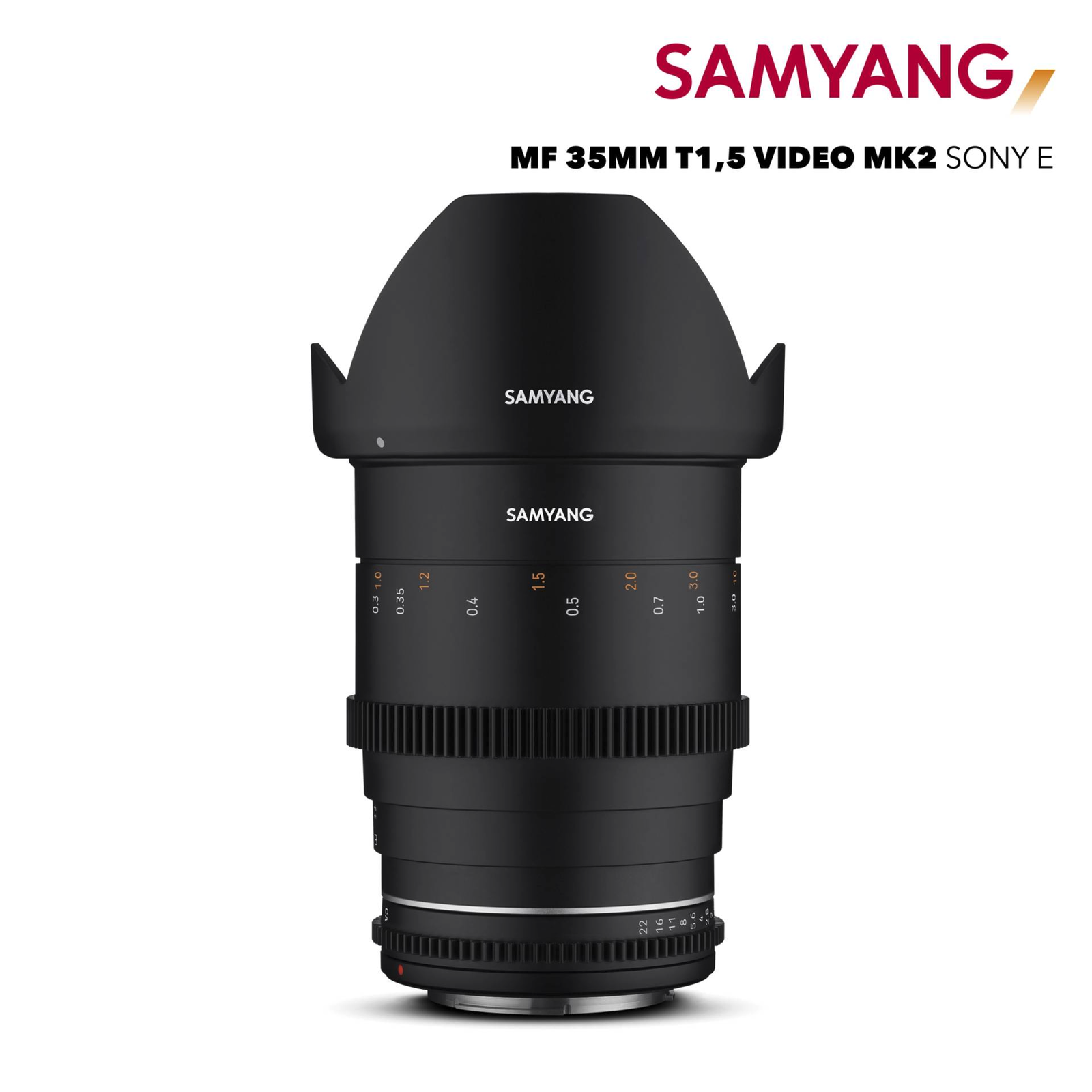 Samyang Cine MF 35mm T1.5 VDSLR MK2 objektív (Sony E) (23009)