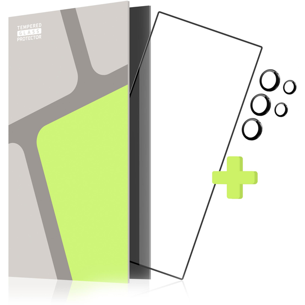 Tempered Glass Protector Samsung Galaxy S24 Ultra üvegfólia + kamera védő fólia - Case Friendly