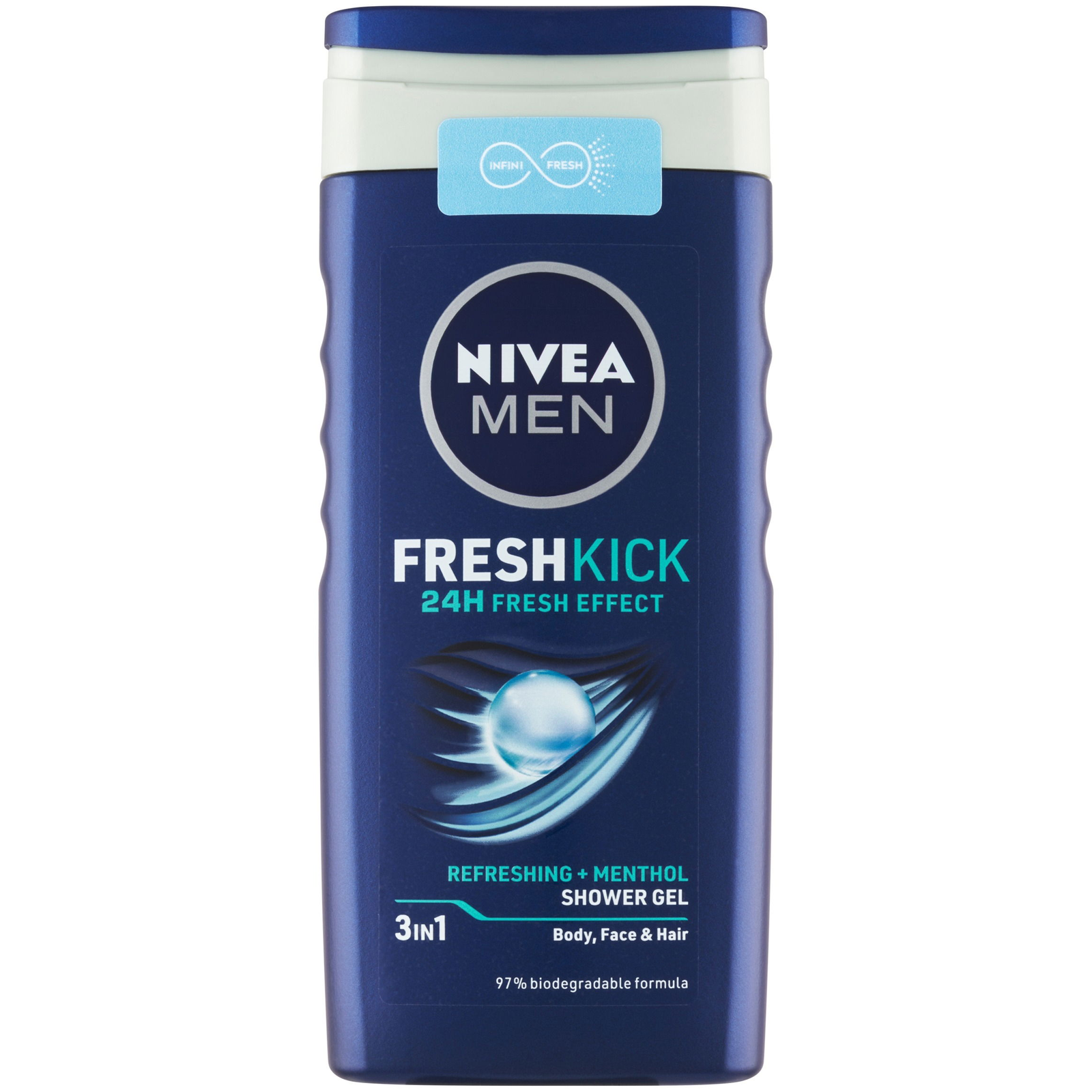 NIVEA MEN Fresh Kick Shower Gel 250 ml (4005808775163)
